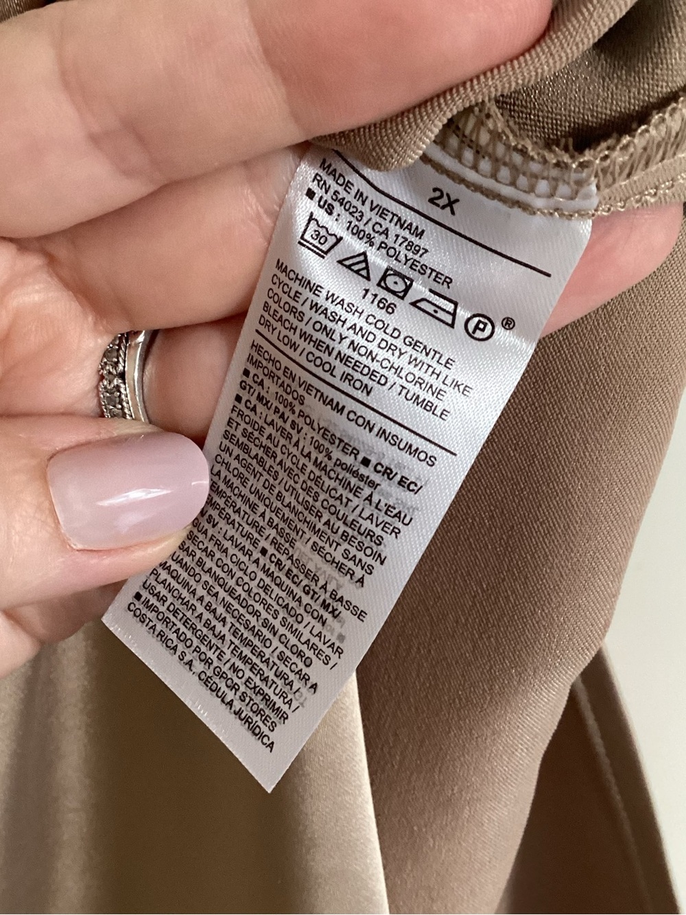 Old Navy Mocha Taffy Satin Midi Slip Skirt NWT Size 2X - Picture 11 of 15